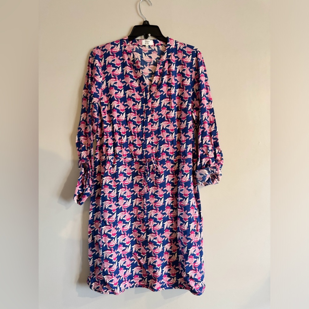 Fun fish patterned lightweight dress